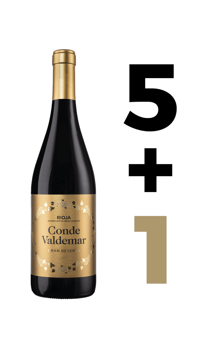 Pack 5+1 Conde Valdemar Gran Reserva
