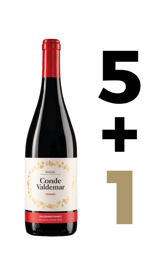 Pack 5+1 Conde Valdemar Crianza